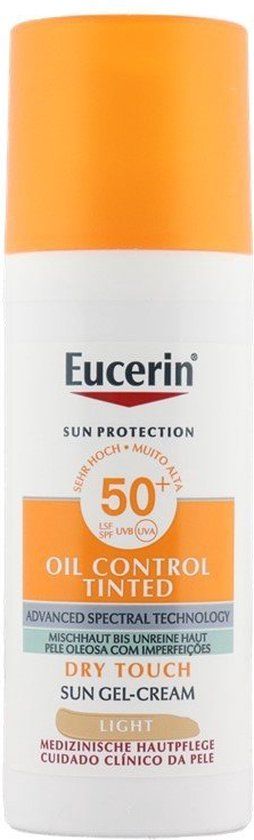 Eucerin Sun Oil Control Tinted Sun Gel-cream Spf 50+