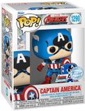 Funko Pop! Marvel Comics - Captain America 60th Anniversary (avec Épingle) Exclusif