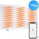 Silvergear Panneau chauffant infrarouge Premium - 450W - Blanc