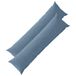 vidaXL Kussensloop - 2 stuks - HEERLEN - Blauw - 40 x 145 cm - corduroy