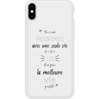 Apple Siliconen hoesjes compatibel met iPhone X, iPhone XS One Life