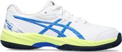 Asics Padelschoen Gel Game 9 GS Junior Wit Blauw