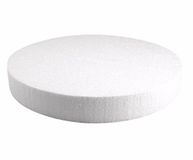 Rayher hobby materialen Rayher Piepschuim vormen schijf - 3x - Dia 30 cm breed en 4 cm dik