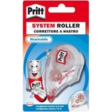 Pritt System Roller 4.2mm x 14m correctie film/tape Rood, Wit 1 stuk(s)