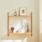 [en.casa] Wandrek Tingvoll 85x85x25 cm bamboe naturel