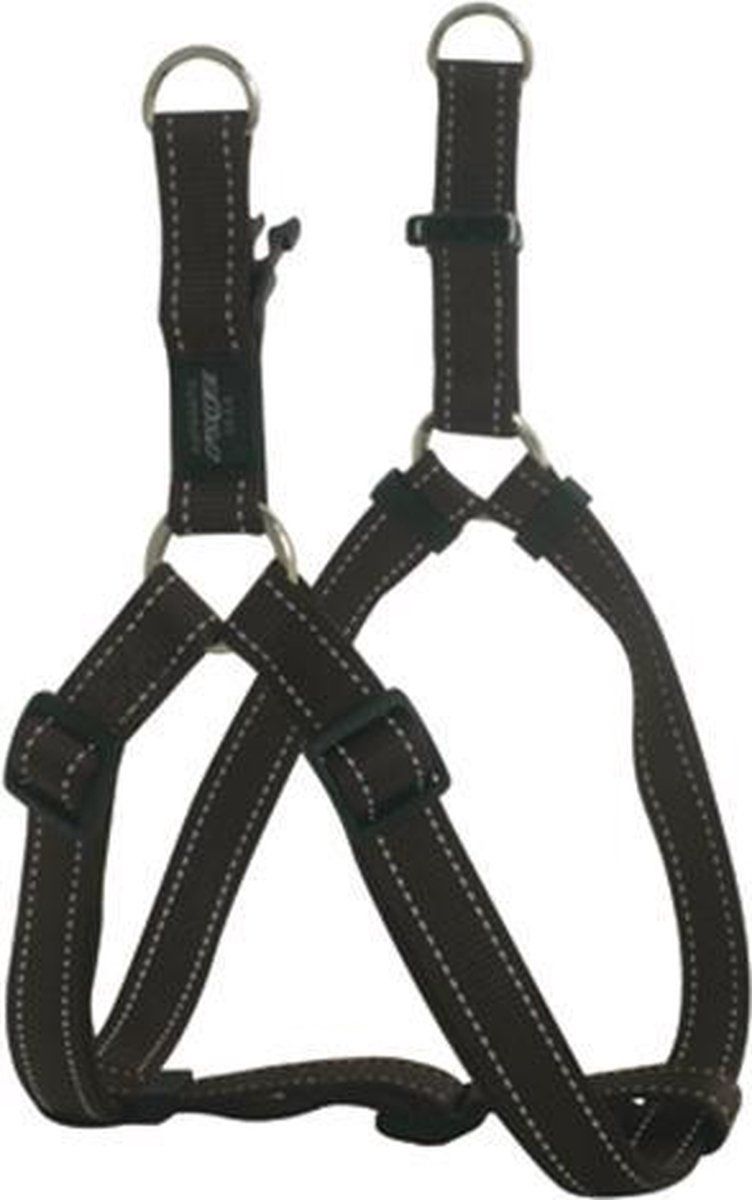 ROGZ FOR DOGS Lumberjack Step-In Hondentuig - Choco - 25 mm x 67-103 cm