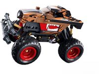 Sluban PowerBricks Monster Truck Oranje Racing Off Road bouwspeelgoed – Constructiespeelgoed voertuig modelbouw – bouwdoos met 269 bouwstenen – M38-B1160 – vanaf 6 jaar