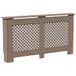 Vida Designs Oxford Radiatorombouw Unfinished - Groot - Traditioneel kruispatroonontwerp voor optimale warmtecirculatie - H82xW152xD19cm - Ongeschilderde MDF-kast Ideaal voor woonkamer en gang