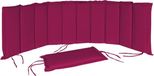 deuba Tuinkussen voor Ergonomisch Ligbed – Tuinkussen incl. Hoofdkussen - Rood