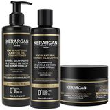 KERARGAN - Ricinusolie Shampoo, Conditioner & Haarmasker Trio - 3x250ml