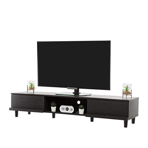 Movian Merk Amazon - TV meubel/TV meubel meubel/TV houten meubel, Eenvoudige montage, Verstelbare poten, Kantoor, Woonkamer, Slaapkamer - TV cabinet BAB-150A - Zwart Eiken