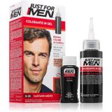 Just for Men Gel Hair Dye H35 Medium Brown Coloring Shampoo 38.5ml