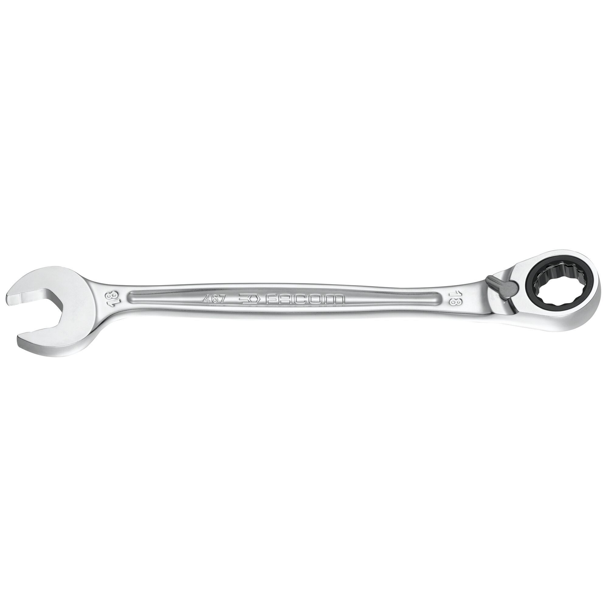 Facom 467B - Ultra Grip Ratelringsteeksleutels | Metrische Maten - 22 mm - 467B.22PB
