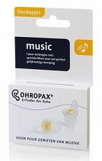 Ohropax Filter Music Oordopjes - 1 paar - 4003626071108