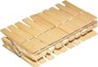 Cleany Houten Wasknijpers York 20 Stuks Bruin Anti-slip Hout