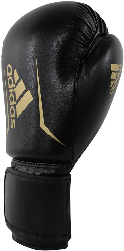 Adidas Speed 50 - Bokshandschoenen - Zwart/Goud - 14oz