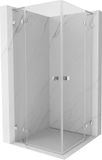 Mexen Lunar L Duo porte de douche pivotante 90 x 90 cm, transparent, chrome