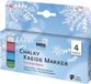 KREUL 22709 Krijtstift 4 stuk(s) Blauw, Groen, Rood, Wit