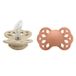 BIBS® Fopspeen Infinity 0-6 mois Vanille & Peach 2 pièces.