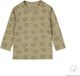 Dirkje jongens longsleeve organic cotton Faded green - NOOS BOYS 2024