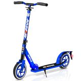 Hurtle Step voor Kinderen, Tieners en Volwassenen - 2-Wiel Kinderstep met Verstelbaar T-Stuur - Aluminium Antislip Deck - Draagbare Opvouwbare Scooter voor Kinderen met Draagriem