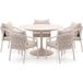 SUNS Sato/Nova ø150cm dining tuinset 6-delig