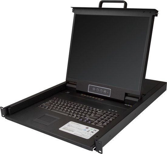 StarTech.com 8-poorts VGA KVM switch - 19" 1U rack mount - Zwart