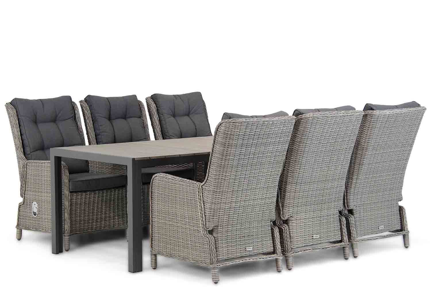 Garden Collections Kingston/Young 217 cm dining tuinset 7-delig