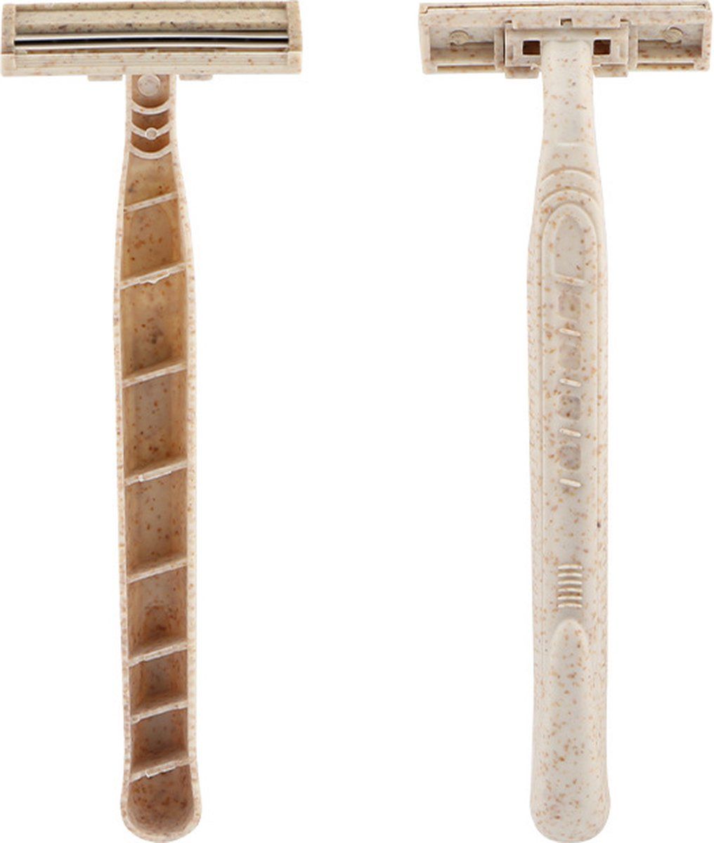 Nixnix - Eco scheermes - 2 stuks - Milieuvriendelijk - Duurzaam - Scheermesje - Ecologisch - Biologisch afbreekbaar