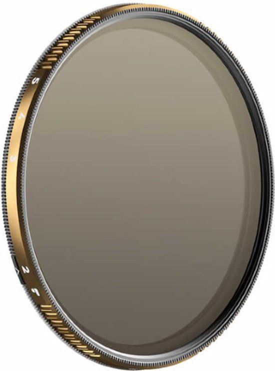 PolarPro Vario VND 95 mm 2-5 Stops Edition II Peter McKinnon - Camera Filter - ND Filter - 95mm - Gold