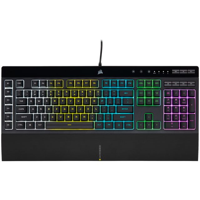 Corsair K55 RGB PRO Gaming Keyboard - USB - QWERTY UK English - Black