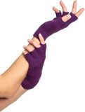 Partychimp Vingerloze Handschoenen Paars One-Size