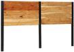vidaXL Hoofdeinde 180 cm massief acaciahout en ijzer