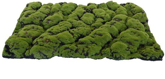 My Village Mos Mat Grof Groen/Bruin 70x50cm