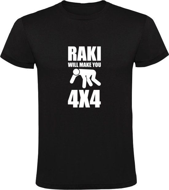 Sol's Raki will make you 4x4 Men's T-shirt - White - Size M