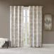 SUN SMART Totale Blackout Victorio Gedrukt Jacquard Grommet Top Venster Gordijnpaneel Thermisch Geïsoleerd Licht Blokkeren Drape voor Slaapkamer Woonkamer en Slaapzaal, 50x84, Ivoor