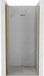 Mexen Lima porte de douche rabattable 80 cm, transparent, or