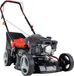 Scheppach Tondeuse à gazon Essence MP132-42 - largeur de coupe 42cm - 4 temps - 131cc - 3,3 ch - Réglable en 3 hauteurs de coupe : 25-75mm - Pour jardins jusqu'à 800m² - avec bac de ramassage 45L