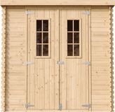 Timbela M311C - Houten tuinhuis - 2,22 m² - 142x204xH200 cm - zonder vloer
