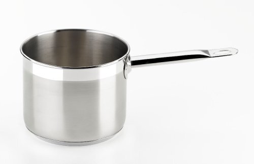 Braisogona Professionele RVS hoge saus Pan, 12 cm, zilver