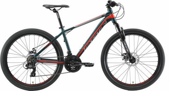 Bikestar Hardtail Alu MTB Sport 26 Inch Mountainbike - Groen - 21 Versnellingen - Unisex