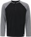 Forplay Kurt Heren Shirt met lange mouwen - grijs/zwart - M
