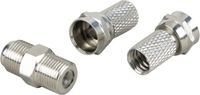 Schwaiger F-Verbinder Set 7,0mm Silber