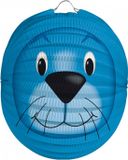 Merkloos Dieren lampion zeehond 22 cm