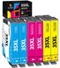 Cartouches d'encre 35XL, pack de 6 : 2 cyan, 2 magenta, 2 jaune