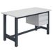 CKS Werkbank CKS met werkblad met melamine toplaag, ladeblok met 2 lades