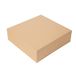 50 Thepack 50 stuks banketbakkersdozen zonder venster 32 x 32 x 10 cm natuurlijk karton nano-micro