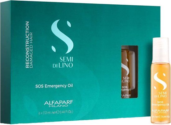 Alfaparf Semi Di Lino Reconstruction SOS Emergency Oil - 6x13 ml