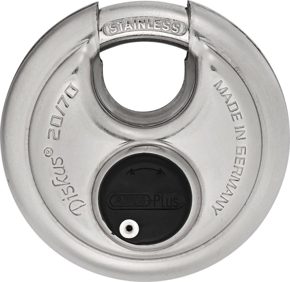 ABUS Hangslot Diskus 20 - Zilver - 70mm - Key Lock