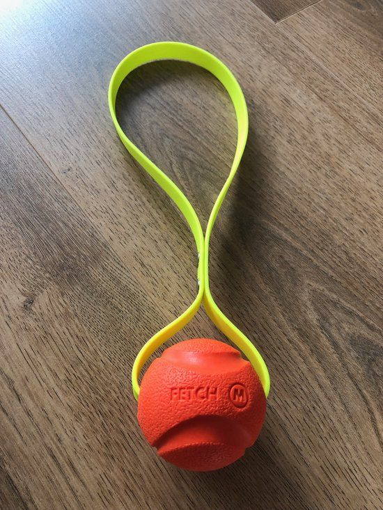 Merkloos / Sans marque Chuckit Fetch Ball Sling - Oranje - Medium - Rubber - Apporteerspeelgoed voor Honden